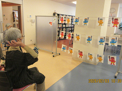 節分イベントの様子